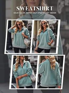 Women's 2025 Cropped <b>Sweatshirt</b> Long Sleeve Soft Crewneck Lightweight Basic Crop Tops Breathable Lined for Casual Autumn Style - Product Image 3