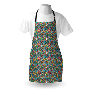 High Quality New Arrival Pure Cotton Kitchen <b>Apron</b> Custom Printing <b>Cooking</b> Kitchen <b>Apron</b> with Personalized Logo - Product Image 3