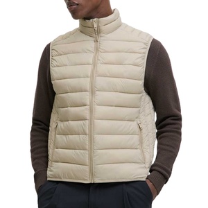 Gilet matelassé léger coupe-vent sans manches, plusieurs options de tissu, étiquetage privé, supports personnalisés, grande taille - Product Image 1