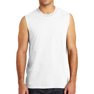 La última camiseta sin mangas Deportes Correr Hombres Gimnasio Camiseta sin mangas de algodón Personalizada - Product Image 1