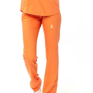 ชุดเครื่องแบบสครับสำหรับพยาบาลชุดเสื้อผ้าโรงพยาบาลแขนสั้นสำหรับผู้หญิงผ้านุ่มและยืดได้หลากสี - Product Image 4