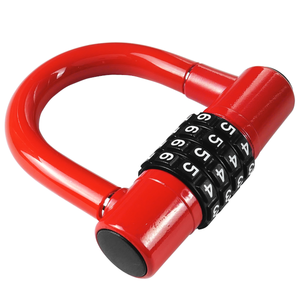 Facile à utiliser et à utiliser, ce cadenas multifonction breveté est doté d'une serrure à code à 4 chiffres et peut être associé à une chaîne. - Product Image 2