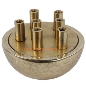 Vases et pots à fleurs en métal de grande taille en aluminium argenté Vases et pots de table de luxe pour événements de la plus grande qualité pour l'intérieur - Product Image 5