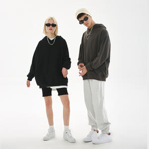 INS & TikTok เสื้อฮู้ดกันหนาวผ้าฝ้าย100% กระเป๋าข้างแบบสั่งตัด - Product Image 1