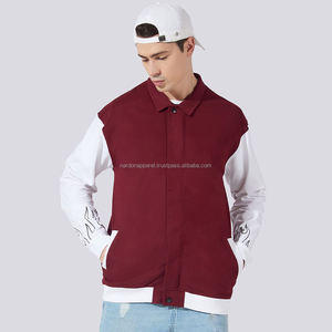 Nardon Apparel Vêtements d'hiver surdimensionnés personnalisés pour hommes Manteau chaud de couleur unie avec fermeture éclair Veste polaire d'extérieur super douce - Product Image 1