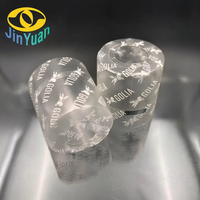 Capsules thermorétractables transparentes en PVC colorées et personnalisées anti-effraction pour bouteilles de champagne et de vin, scellage de bouteilles