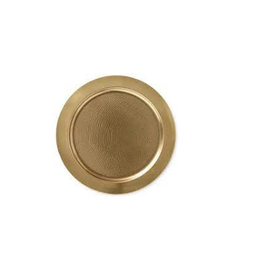 Placa de cargador de latón, placa de cargador dorada, decorativa, redonda, brillante, de latón pulido para venta al por mayor - Product Image 2