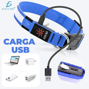 Collare per Cani e Gatti di Lusso con Luce LED, Ricaricabile, Sostenibile, in Nylon e Poliestere Resistente con Motivo Stampato - Product Image 4