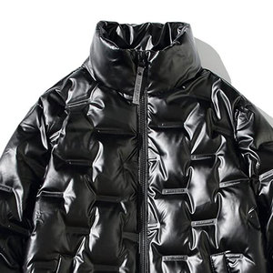 Blouson d'hiver matelassé pour homme de haute qualité, imperméable, respirant, à capuche, nouvelle collection, col montant, style urbain - Product Image 6