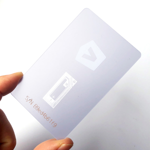 Origin RFID manufacturer wholesale transparent NTAG 213 blank nfc gift <b>secure</b> card - Product Image 2