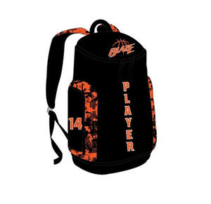 Wholesale Soft Cordura Zipper Sports School <b>Backpack</b> with Custom Logo Sublimation Personalized Design Customized Color SSB-0088 - Product Image 1