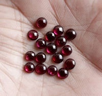 Garnet naturel du Mozambique rose-rouge 12 mm non traité 2 carats, marque AMARA, pierre précieuse pour la fabrication de bijoux, qualité supérieure, anneaux, pendentif