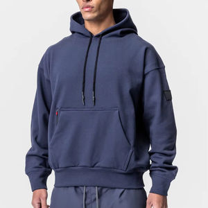 Nuestra Sudadera con capucha impermeable más vendida Bolsillo de canguro con bolsillo interno con cremallera Sudaderas con capucha para hombre - Product Image 1