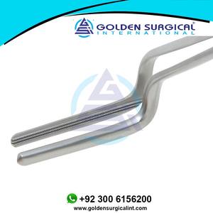 Pinces de fixation Resano, pince intestinale incurvée vers la droite, 1 x 2 Debakey, mâchoire atraumatique, longueur totale 305 mm - Product Image 3