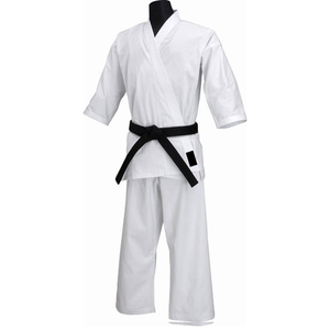 Directo de fábrica personalizado hacer al por mayor conjuntos de uniformes de Karate 2025 nuevo estilo principiante ecológico duradero 100% algodón - Product Image 3