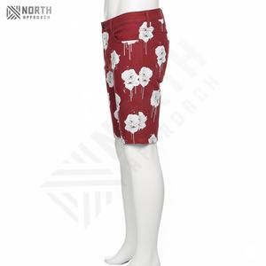 Shorts de bain athlétiques pour hommes, service OEM, logo personnalisé, séchage rapide, couleur unie, respirant, taille mi-haute, décontracté, en toile - Product Image 4