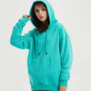 Sweat à capuche uni pour homme, hiver, 100% coton, doublé, coupe-vent, respirant, à cordon de serrage, décontracté - Product Image 3