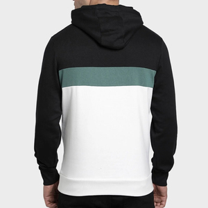 Sudadera con Capucha de Alta Calidad 100% Algodón con Diseño de Bloques de Color y Bolsillo, Sudadera de Forro Polar para Hombre - Product Image 5