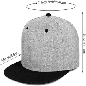 Casquettes de baseball classiques de haute qualité, neuves et originales, unisexes, ajustées, à fermeture snapback, 6 panneaux, vintage, plates - Product Image 4