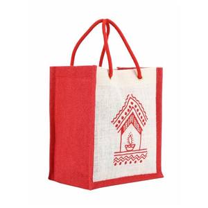 Sac à provisions fourre-tout en toile de coton de grande capacité personnalisé couleurs de la mode réutilisables avec poignée confortable avec motif de lettres - Product Image 4