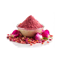 Poudre d'extrait de rose sauvage cultivée de haute qualité, ingrédient naturel de qualité supérieure pour les cosmétiques et la parfumerie
