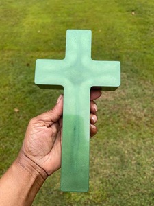 Resin Epoxy Church Cross Cutout with Smooth Edges and Vibrant colors High Quality - Product Image 3