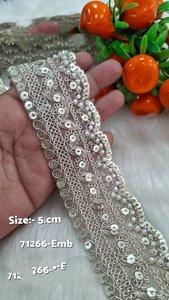 Custom made Premium embroidered laces <b>for</b> fashion DIY and <b>decor</b> Intricate patterns to elevate your creative projects with style - Product Image 4