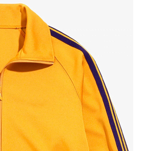 Veste jaune Vêtements d'extérieur décontractés Logos brodés personnalisés Doublure personnalisée | Saison automne printemps | Veste - Product Image 3
