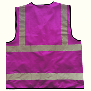 Chaleco de Seguridad Reflectante de Alta Visibilidad ANSI Clase 1, Impermeable, de Poliéster, con Múltiples Bolsillos, Construcción Resistente y Duradera - Product Image 2