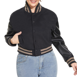 Vêtements professionnels femmes vestes d'université respirant nouvelle arrivée célèbre à la mode haut tendance vestes d'université pour les femmes - Product Image 1