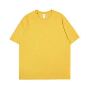 OEM <b>100</b>% Cotton Breathable Regular Fit Knitted T <b>Shirt</b> for Men Custom Logo Print Letter Pattern with <b>Polyester</b> Blend - Product Image 5