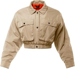 Blouson bomber matelassé à deux poches sur le devant, personnalisé pour femmes - Product Image 1