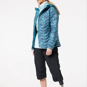 Fashionable Breathable Canvas Puffer <b>Jackets</b> for <b>Women</b> High Quality Printed Zipper Design Quick Dry Winter Clothing - Product Image 1