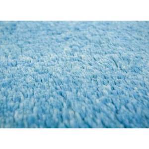Tapis en laine noués à la main Zuri Blue, couleur unie, style Tabriz, pour la maison, le salon, la chambre ou le couloir des adolescents - Pae-1387 - Product Image 3