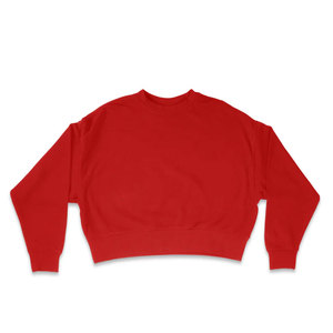 Sweatshirts pour femmes Sweat-shirt en coton à manches longues Pullover Oversized Sweater Relaxed Fit Pullover Sweatshirt - Product Image 1