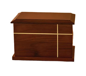 Urnas de cremación de madera hechas a mano modernas, urnas funerarias decorativas para hombre y mujer a bajo precio - Product Image 1