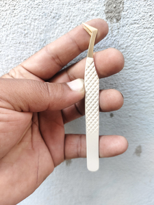 TWEEZER WORLD OEM Service 2025 Couleur Botte En Acier Inoxydable Nude Or Volume Pince À Cils avec Caractéristiques De Cils Pointues - Product Image 1