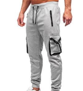 Custom Lightweight Casual High Street Fashion Wholesale Cargo Pants <b>Men</b> Baggy <b>Loose</b> High Quality 100% Cotton <b>Trousers</b> - Product Image 5