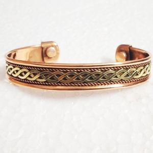 Brazalete de cobre puro 100% unisex de moda Calidad Premium para ocasiones de fiesta - Product Image 4