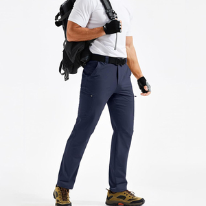 Nouveaux pantalons cargo d'hiver pour hommes, étiquette privée personnalisée, taille haute, brodés, imperméables, coupe-vent, respirants, tissu Oxford, vente en gros - Product Image 6