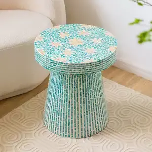 Mesa con incrustaciones de perlas para decoración, muebles de oficina para sala de estar, nuevo diseño - Product Image 3