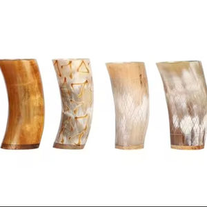 เบียร์ไวกิ้งทำจากเขาวัวแท้ดีไซน์แบบควายในยุคกลางของแท้เป็นมิตรกับสิ่งแวดล้อมวัสดุอินทรีย์รูปทรงธรรมชาติ - Product Image 5