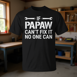 Si Papaw ne peut pas le réparer, personne ne peut le faire - T-shirt plombier - Cadeau pour grand-père - Product Image 3