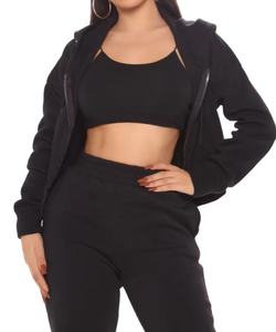 Conjunto Deportivo de Dos Piezas para Mujer 2026, Chaqueta Cortavientos con Media Cremallera y Pantalones, Estilo Informal - Product Image 4