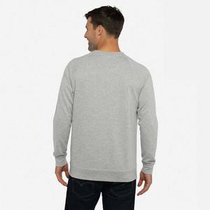 Sweat-shirt à col rond pour homme, basique, à manches longues, pull-over décontracté et sportif, en molleton épais, coupe ample, doux, pull-over basique - Product Image 4