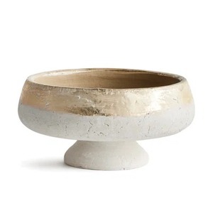 Frutero decorativo pintado a mano al por mayor, mesa de comedor de diseño clásico, respetuoso con el medio ambiente y sin BPA, centro de mesa Courty Check - Product Image 3