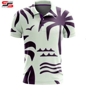 Polos para hombre Camisetas de golf antiarrugas con logotipo personalizado con técnica de sublimación de precio de fábrica - Product Image 5