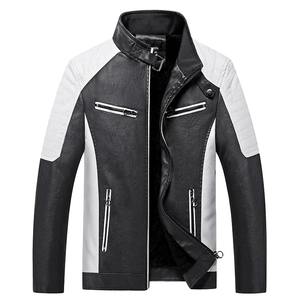 Veste en cuir d'agneau véritable pour homme, imperméable et coupe-vent, style streetwear, design de motard, respirante, écologique - Product Image 6
