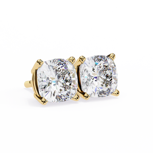 18K Gold <b>Beautiful</b> <b>Earring</b> with Lab-Grown Diamond Premium Diamond <b>Earrings</b> - Product Image 4