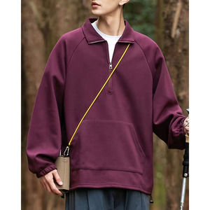 เสื้อฮู้ดดี้ผ้าฝ้ายฟลีซคุณภาพพรีเมียมสำหรับผู้ชาย ออกแบบลายพิมพ์โลโก้ตามสั่ง เสื้อสเวตเชิ้ตแบบสวมหัวสำหรับผู้ชาย - Product Image 3